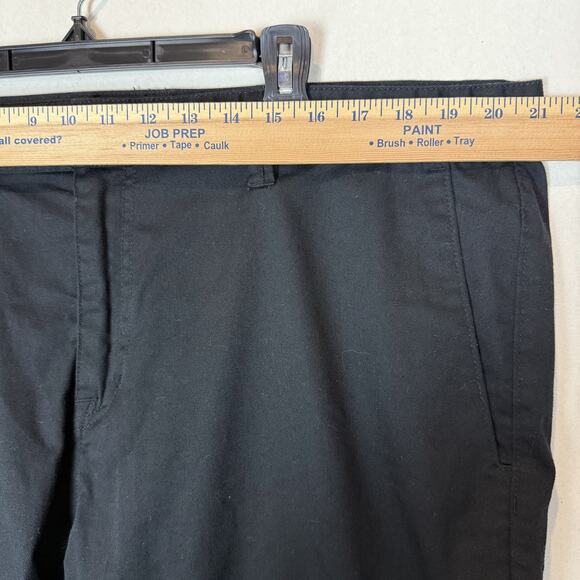 Volcom Chino Pants Men's 40 Black Stretch High-Rise Flat Front Classic - Picture 11 of 15